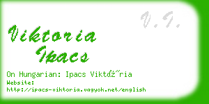 viktoria ipacs business card